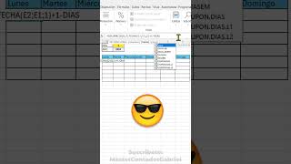 Como crear un calendario en excel con una sola funcionexcel excelavanzado mastercontadorgabriel [upl. by Aicilif446]