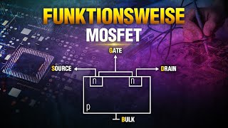 MOSFET Funktionsweise  Aufbau einfach erklärt  Tansistor  Elektrotechnik [upl. by Sax]