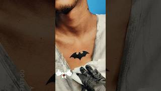 Bad man tattoo on chest ROCKSTEADY TATTOOtattoo badman shots youtubeshort [upl. by Akimed277]