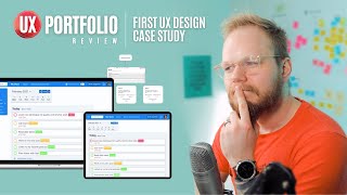 Junior UX Portfolio Review First UX Case Study [upl. by Analeh]