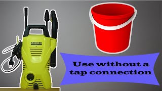 How to use pressure washer without Tap connection [upl. by Eehsar]