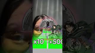 Levi Vs Founding Titan filter permainah demonslayer animeslayer dbz [upl. by Attlee944]