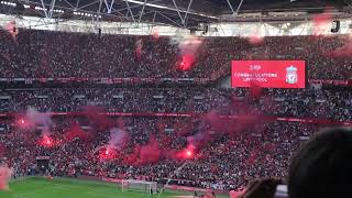 Tsimikas FA Cup winning penalty vs Chelsea  View from the stands [upl. by Nynahs189]