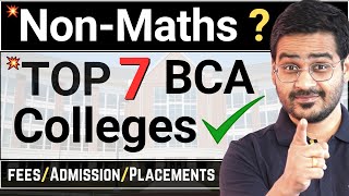 💥NonMaths 12th Top 7 BCA Colleges for ArtsCommerceBio Students BCA BCAColleges BCA2023 [upl. by Nhguahs]