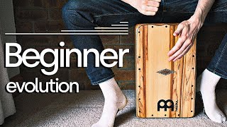 Beginner Cajon Grooves  The Evolution [upl. by Alleber]