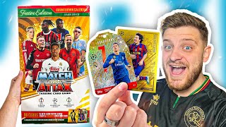 NEW FESTIVE EDITION MATCH ATTAX COUNTDOWN CALENDAR OPENING Messi Gold Edge Edition [upl. by Nosam147]