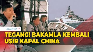 Tegang DetikDetik Bakamla Kembali Usir Kapal China di Laut Natuna Utara [upl. by Nednarb681]