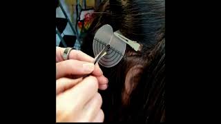 How to replace Keratin Hair Extensions Bonding Gluesunnyhair keratinextensions humanhair [upl. by Neelahtak94]