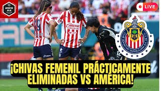 🚨AMÉRICA FEMENIL GOLEA y HUMILLA a CHIVAS FEMENIL  CHIVAS quedará ELIMINADO [upl. by Ande]