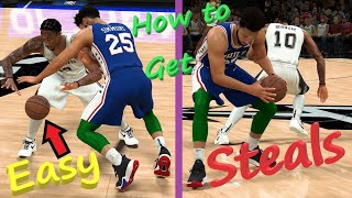 how do you get easy steals in NBA 2k22 [upl. by Tiny730]