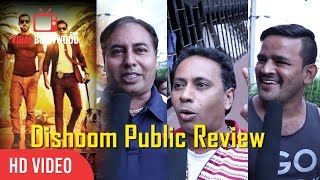 Dishoom Movie Public Review  Varun Dhawan John Abraham Jacqueline Fernandez [upl. by Wilson]