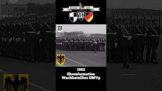 Ehrenformation des Wachbataillons 1962🦅🇩🇪militär bundeswehr parade geschichte marsch soldat [upl. by Auqinehs]