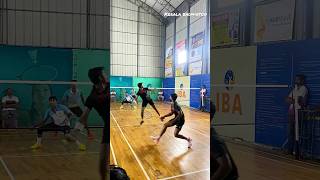 Backhand smash 💥 badmintons bwf shorts shortvideo viralvideo badmintonworld [upl. by Sueaddaht]