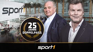 Der CHECK24 Doppelpass mit Uli Hoeneß  25 Jahre Doppelpass  SPORT1 [upl. by Enigroeg432]