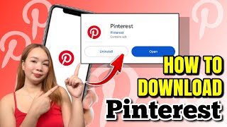 PAANO MAGDOWNLOAD NG PINTEREST APP  Riencyll Cabile [upl. by Yziar567]