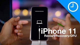 iPhone 11 amp 11 Pro how to force restart recovery mode DFU mode etc [upl. by Pontias]