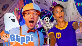 🎃 Party Like Its Halloween with Blippi 👻  Blippi Kids Songs  Fun Halloween Dance for Kids [upl. by Shivers]