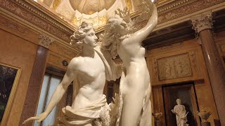 Apollo and Daphne Sculpture by Bernini  Borghese Gallery  ECTV [upl. by Howell]