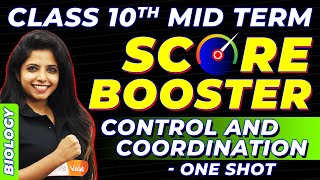 CBSE Class 10th Mid Term Score Booster  Science Biology Class 4  Control amp Coordination [upl. by Shinberg210]