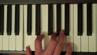 How To Play a C Major 7th Chord on Piano [upl. by Mahsih]