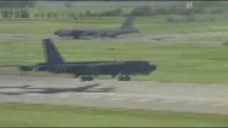 B52 MITO departure Minot AFB ND [upl. by Sasnak]