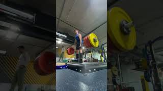 BW 75 kg 370 lbs16798 kg x3 Deadlift [upl. by Nicolette]