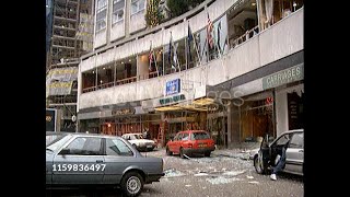 The Provisional IRA bomb the Europa Hotel in Belfast [upl. by Zoara696]