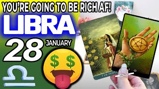 Libra ♎ 💲YOU’RE GOING TO BE RICH AF 💲🤑 horoscope for today JANUARY 28 2024 ♎ libra tarot JANUARY [upl. by Toma]