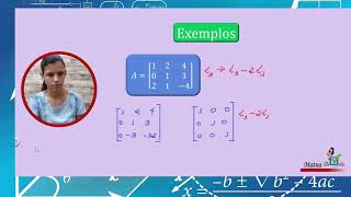 Matriz inversa usando matriz elementares parte 1 [upl. by Bourn676]