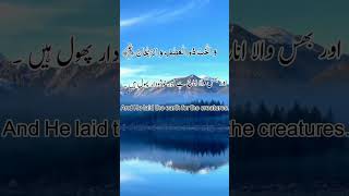 surah rahman beautiful recitation 10to12 [upl. by Ryann976]