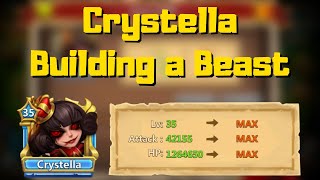 Crystella  Building A BEAST  Castle Clash [upl. by Aylad796]