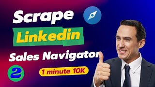 How to scrape LinkedIn sales navigator  LinkedIn sales navigator scraper  Part  2 [upl. by Ailiec]