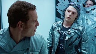 Quicksilver Rescues Magneto From The Prison Scene  XMen Days of Future Past 2014 Movie Clip HD [upl. by Kieran37]