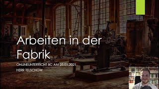 Industrialisierung  Arbeiten in der Fabrik [upl. by Llerred]