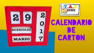 Como hacer un calendario  TAP ZONE [upl. by Roshan543]