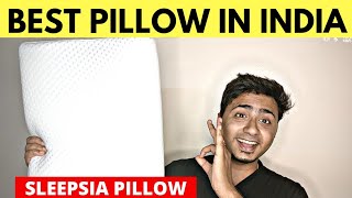 Best Pillows for neck pain in India Best Memory Foam Pillow for Shoulder Pain ⚡ Sleepsia Review 2022 [upl. by Sacken]