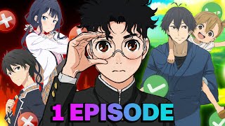 Reconnaitre un BON ou Mauvais ANIME en 1 SEUL EPISODE [upl. by Maurita]