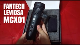 FANTECH LEVIOSA MCX01 Condenser Microphone  Tagalog Tech Review [upl. by Rabbaj]