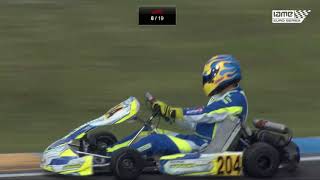 2018 IAME Euro Series Round 4 Castelletto Italy Senior Final [upl. by Labana130]