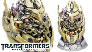 TRANSFORMERS Dark Of The Moon ELECTRONIC Wearable MEGATRON Voice Changing Helmet KILLERBODY Review [upl. by Retsev136]