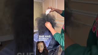 Hairdresser Reacts To Epic 7 Month Weave Removal reaction hairstylist haircare naturalhair [upl. by Aigneis]