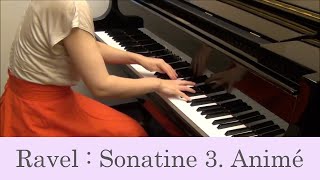 MRavel  Sonatine 3 Animé ラヴェル：ソナチネ 第3楽章 [upl. by Volotta334]