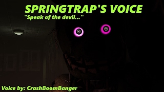 SFM FNaF Springtraps Voice [upl. by Adiel]