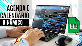 01 Como criar uma agenda e um calendário dinâmico simples no Planilhas Google 📊 [upl. by Fleurette]