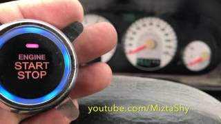 how to install push to start system button in car or truck [upl. by Larine]