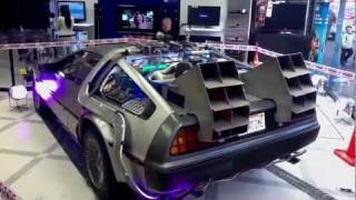 El DeLorean exhibido en Garbarino [upl. by Hellman]