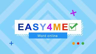 Easy4Meinfo  Word Online [upl. by Akema]