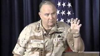 Gen Schwarzkopfs Famed News Conference [upl. by Anitac486]