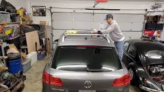 MotorFansClub Roof Racks Crossbars unboxing and install difficulties Troys Garage honest reviews [upl. by Mccormac]