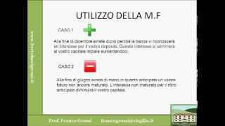 MATEMATICA FINANZIARIA LEZIONE 1 [upl. by Jehanna539]